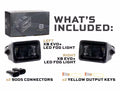 ***Discontinued***XB Evo Fog Lights: Type F2 (Set / White Yellow)