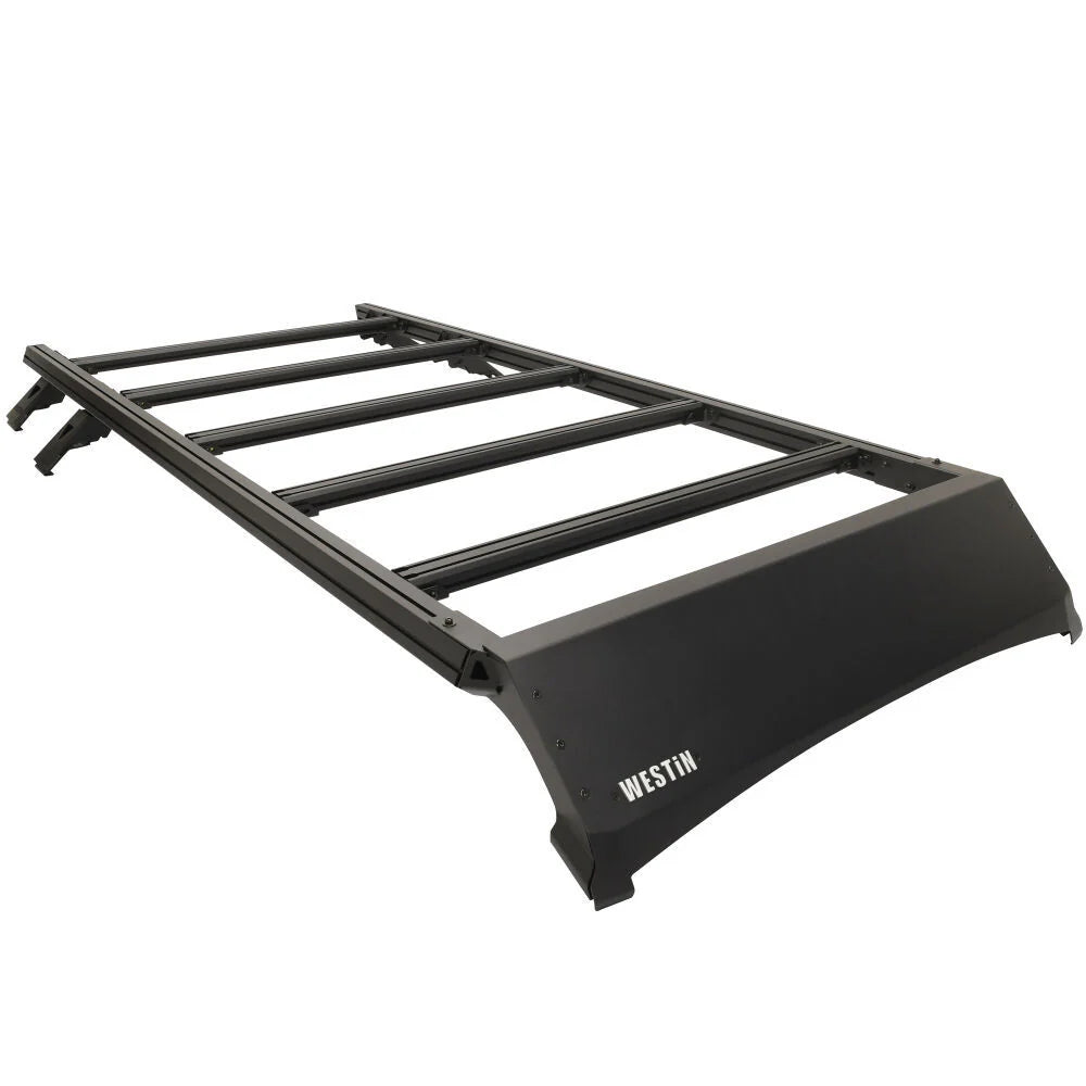 1023 4RUNNER MESA ROOF RACK VISOR AND MOUNT BRACKETS TEXTURED BLACK
