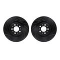 R1 Concepts Brake Rotor- D/S - Black Fits Volvo S60