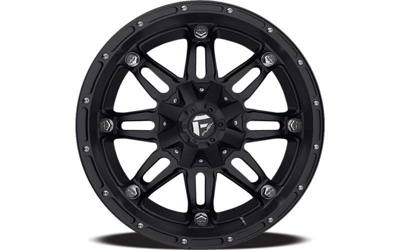 ~(46 lbs. 20X20X12)~ HOSTAGE 17x9 Blank MATTE BLACK (-12 mm)