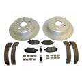 Rear Performance Brake Kit for Jeep 07-18 JK Drilled & Slotted Rotors & Hardware RT Off Road
