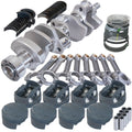 Eagle Chevy LT1 350 1Pc 3.750in Crank 6.000in I-Beam Rods 6cc Dome 4.060in Pistons Rotating Assembly