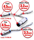 FULL TITANIUM MUFFLER KIT EXPREME Ti WRX 2022 TYPE-D