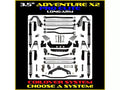 18C WRANGLER JL 2DR 3.5IN LONG ARM COIL OVER SUSPENSION W/ FAST CD ADJUSTERS FR