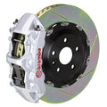 Brembo 08-13 M3/11-12 1M Front GT BBK 6 Piston Cast 380x34 2pc Rotor Slotted Type1-Silver