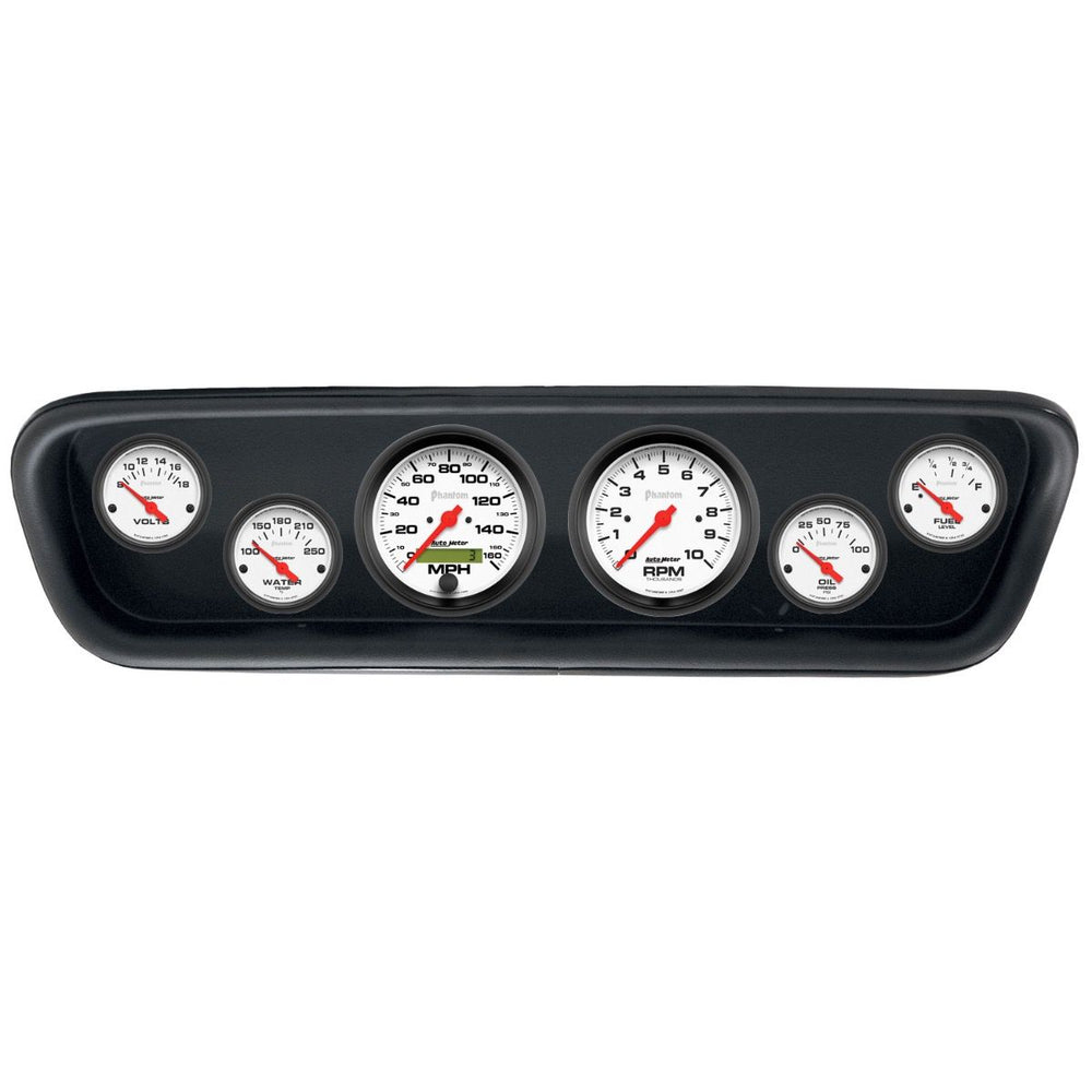 DIRECT FIT DASH KIT (3 3 8in X2 2 1 16in X4) FORD MUSTANG 64-65 CHRONO