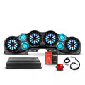 1823 WRANGLER JL/GLADIATOR JT OVERHEAD PACKAGE BLACK SOUND BAR W/BLACK SPEAKERS