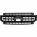 XBG LED Grille: Ford Super Duty (20-22) (Paintable-Black / White DRL)