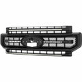 XBG LED Grille: Ford Super Duty (20-22) (Paintable-Black / White DRL)