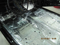 FLOOR PAN CUSTOM INSULATION KIT POLYMER BLACK BACKING SILVER
