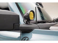 2123 BRONCO MIRROR/DITCH LIGHT BRACKET KIT AMBER LED MILD STEEL BLACK