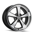 RIDLER 652 652 GLOSS BLACK WITH DIAMOND CUT FACE LIP 20X10 5-127 0MM 83.82MM