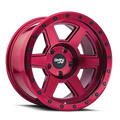 The Wheel Group red auto part