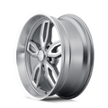 608 (608) GREY W/ MILLED SPOKES and DIAMOND LIP