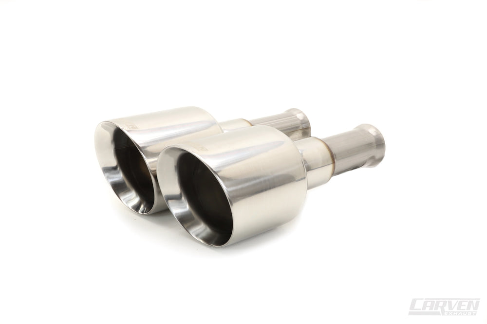 09 18 RAM 1500 5.0IN EXHAUST TIP REPLACEMENT SET OFFERED IN CERAMIC BLACK