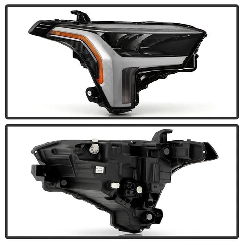 22C TUNDRA CHROME HOUSING FULL LED HEADLIGHT OE RIGHT