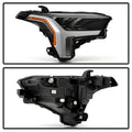 22C TUNDRA CHROME HOUSING FULL LED HEADLIGHT OE RIGHT