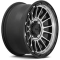 ~(27 lbs. 19X19X11)~ IMPACT 16x8 5x150.00 SATIN BLACK MACHINED (0 mm)