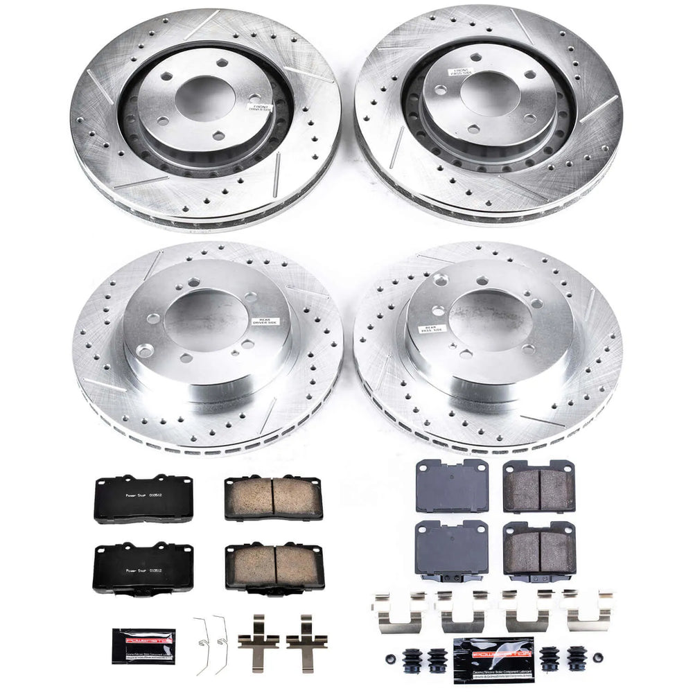 Power Stop 95-96 Dodge Stealth Front & Rear Z23 Evolution Sport Brake Kit