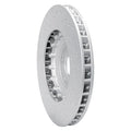 R1 16-18 Ford Mustang Left Front Drilled Geo-Carbon Series Rotor