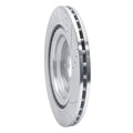 DFC 14-20 Cadillac Escalade ESV Front Left Drilled & Slotted Silver Brake Rotor