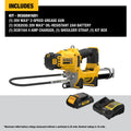 20V MAX CORDLESS 2SPEED GREASE GUN KIT W/ OILRESISTANT 2AH BATTERY