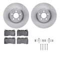 R1 Concepts Brake Rotor- Blank with Optimum Oe Pads Hdw Fits Volvo V70