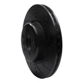 R1 13-20 BMW 440I Coupe Front Right Drilled & Slotted Black Brake Rotor