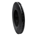 R1 13-20 BMW 440I Coupe Front Right Drilled & Slotted Black Brake Rotor