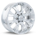 CRAWLER 17X8 6X139.7 ET20 CB108 CHROME PVD