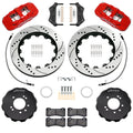 Wilwood 99-02 Nissan Skyline Aerolite 6R Front BBK w/ 14in Slotted Rotors & Flexlines - Black