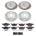 Power Stop 2008 Ford Escape Front and Rear Semi-Coated Rotor Kit