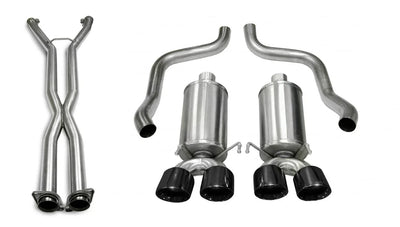 CORSA Performance black cat-back exhaust
