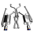 Invidia 07+ Infiniti G35/G37 Sedan 4dr Q300 Rolled Titanium Tip Cat-back Exhaust