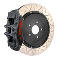 Brembo 09-11 997.2 C4 (Excl PCCB) Front Race BBK 6 Pist FRG 2pc 380x35x53a 2pc Slotted TY5 - Blk HA