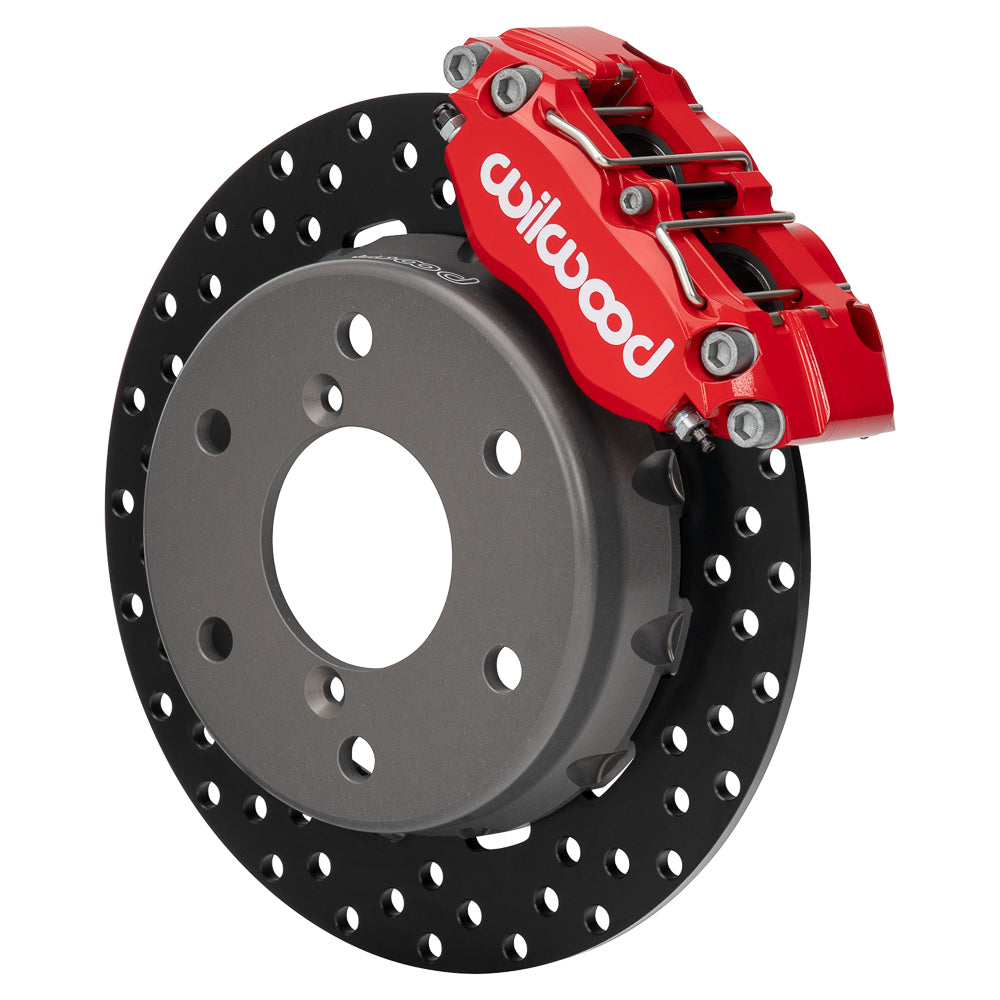 Wilwood 2024 Can Am Maverick Front Brake Kit 11.60in Drilled - Black