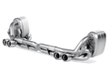 Akrapovic 2008 Porsche 911 Carrera Cabriolet/S/4/4S/GTS (997 DFI) Slip-On Line (Titanium) (Req Tips)