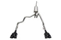 Corsa 19-25 Chevy Silverado 1500 Crew Cab Cat-Back Dual Rear Exit w/ Twin 4.0in Black PC Pro-Series