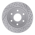 DFC 16-24 Nissan Titan Xd Rear Right Drilled & Slotted Geoperformance Rotor