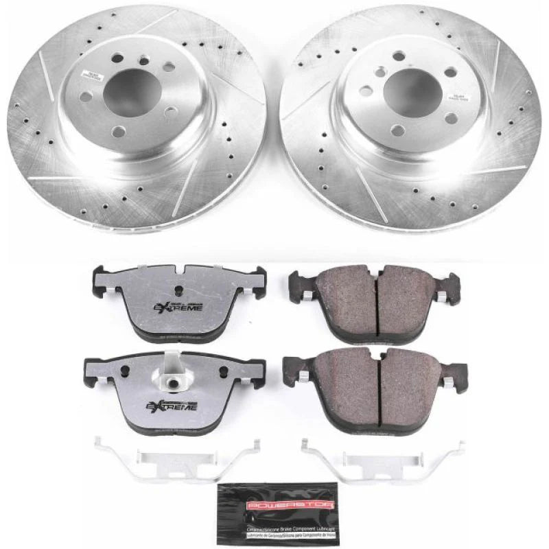 Power Stop 10-17 BMW 535i GT Rear Z23 Evolution Sport Brake Kit