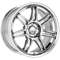 Kansei K17X Seven 18x10.5in / 5x114.3 BP / 22mm Offset / 73.1mm Bore - Chrome