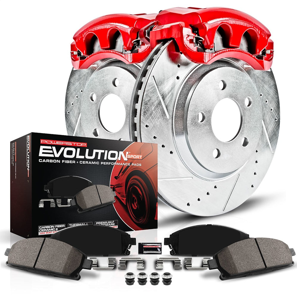 Power Stop 13-14 Lincoln MKZ Rear Z23 Evolution Kit w/Calipers
