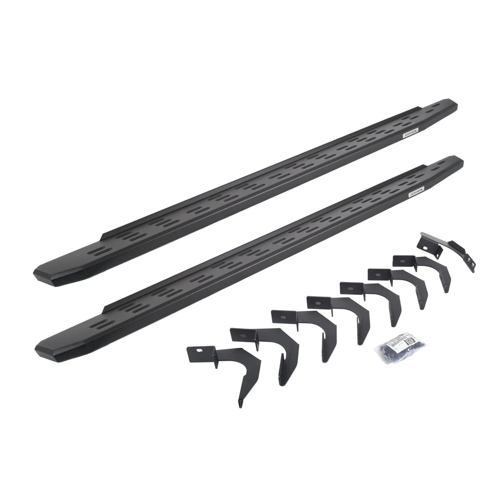 15C COLORADO/CANYON RB30 RUNNING BOARDS W/BRACKETS TEXTURED BLACK