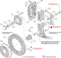 Wilwood auto part close-up