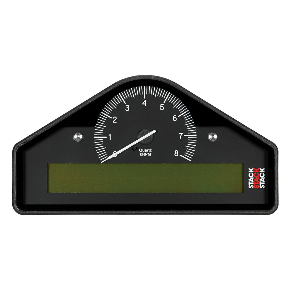 RACE DISPLAY PRECONFIGURED BLACK 08K RPM (PSI DEG. C MPH)