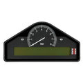 AutoMeter black auto part