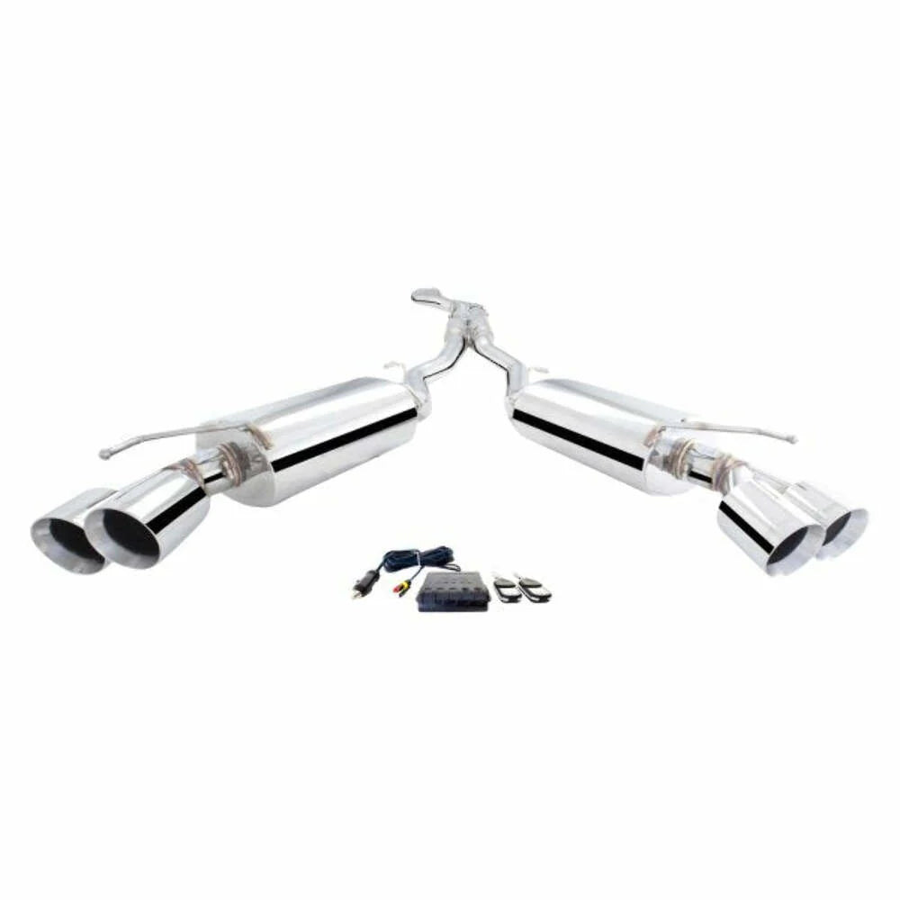 1618 CAMARO LTG 4CYL TURBO 3IN SS CAT BACK SYSTEM W/ DUAL VAREX MUFFLERS