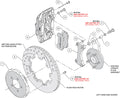 Wilwood auto part close-up