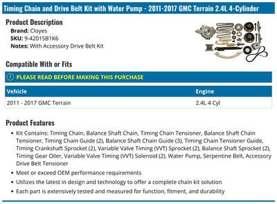 TIMING CHAIN KIT