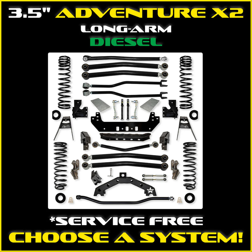 20C WRANGLER JLU 4DR 3.5IN LONG ARM COIL OVER SUSPENSION W/ FAST CD ADJUSTERS F